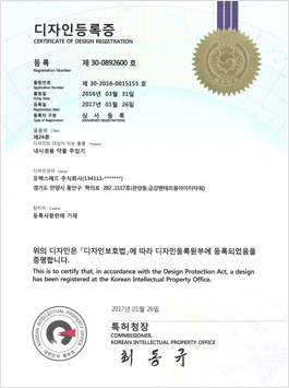 Certificate of Design Registration (Injection Needle)